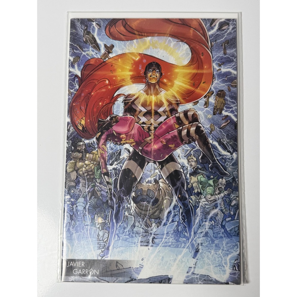Inhumans vs X-Men 1 Javier Garron Design Variant Marvel 2017 IvX Black Bolt